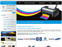 Tablet Screenshot of obchod-tonery.cz